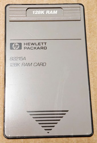 Carte mémoire hp82215a 128k - carte,