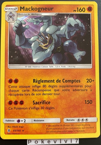 Carte pokemon mackogneur - carte,