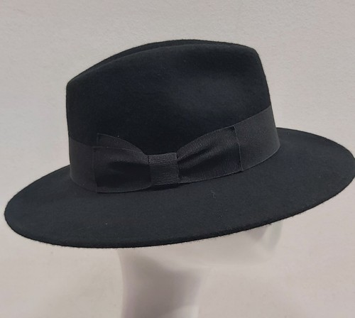Chapeau laine noir - en,