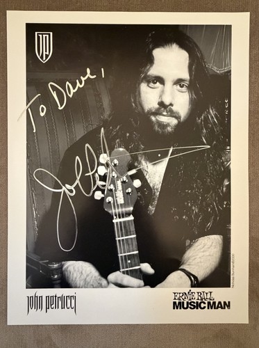 John petrucci signed ernie - john,