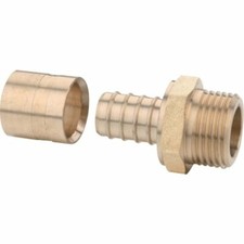 Raccord droit PER à glissement - Mâle 3/4" (20 x 27)