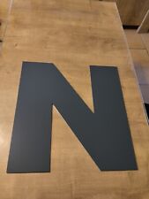 Lettre Enseigne Décorative Métal N