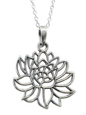Collier pendentif fleur de