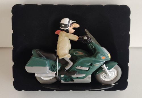 Figurine moto résine joe - figurine,