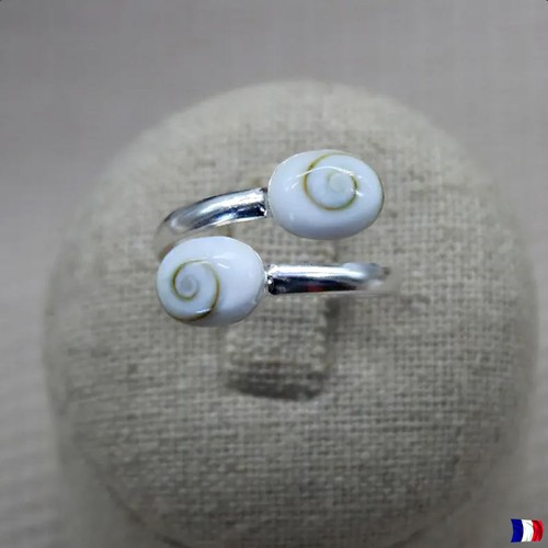 Bague argent 925 femme - , nacre