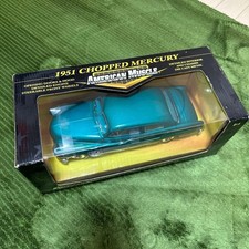 Voiture miniature moulée sous pression American Muscle 1951 Chopped Mercury...