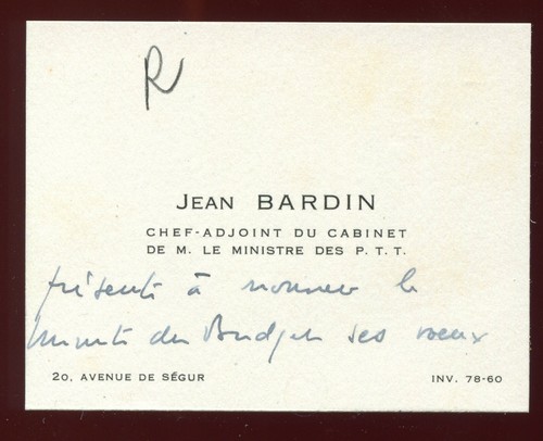 Cdv carte visite jean - de,