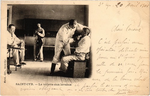 Cpa cyr ecole - st, toilette
