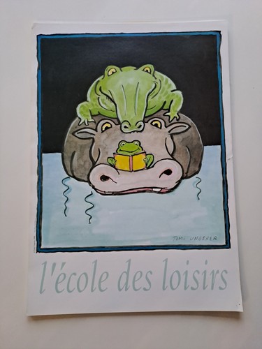 Affiche ecole des loisirs - l'ecole,