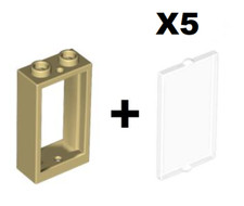 Lego ® Fenêtre + Vitre