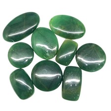9 Pièces Vert Naturel Jade