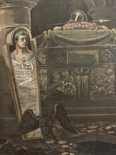 Rare Gravure Napoleon Ier & 19 Eme Siècle & Souvenir Empire & Restes Précieux