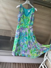 Robe en voile multicolore T42. NEUVE