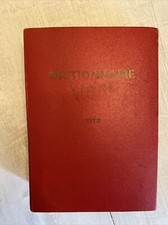 Dictionnaire VIDAL 1973 avec son cahier complémentaire
