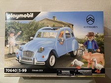 PLAYMOBIL 70640 2 CV CITROEN Voiture Vintage Gendarme Animaux NEUF OVP
