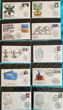 Envelopes with postage stamps - with,