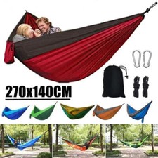 Double-person anti-rollover nylon hammock swing outdoor hammock camping parachut