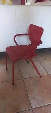ANCIENNE CHAISE ECOLE ENFANT STYLE DESIGN GASCOIN VINTAGE 1960 / 70 