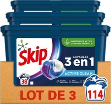 Lot Lessive SKIP ACTIVE CLEAN