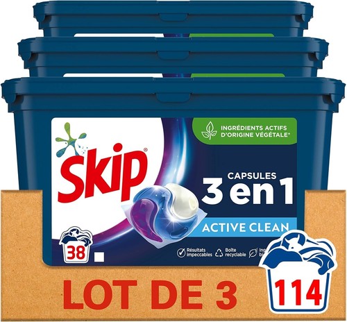 Lot lessive skip - lot,