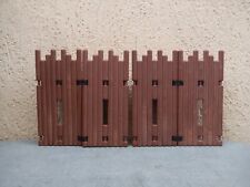 PLAYMOBIL : 4 palissades pour