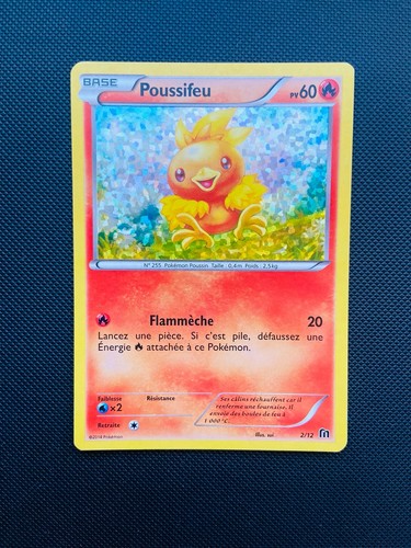Carte pokémon poussifeu 12 - poussifeu, 2/12