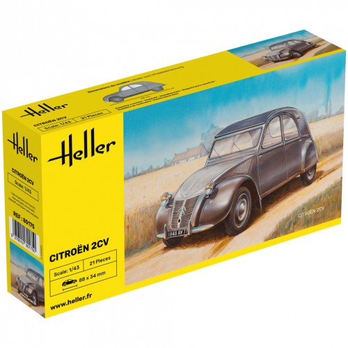 Heller citroen maquette - 2, cv