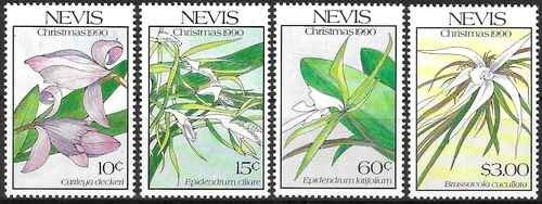 Timbres flore orchidées - timbres,