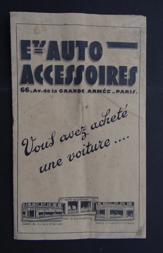 Publicité auto accessoires - publicité,