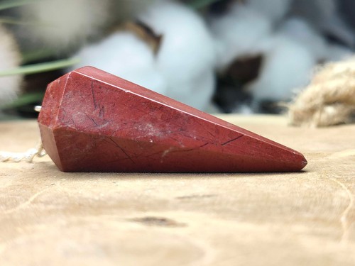 Pendule jaspe rouge - pendule,