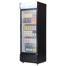 Réfrigerateur À Boissons Frigo Vitrine Commercial 345 L 0-10 ℃ 5 Étagères