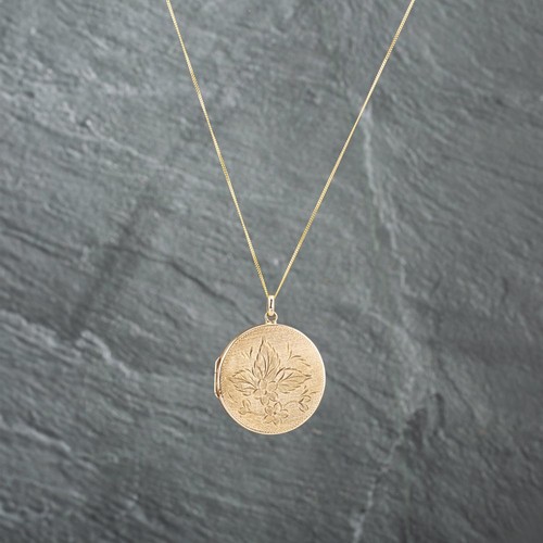 Pendentif médaillon rond