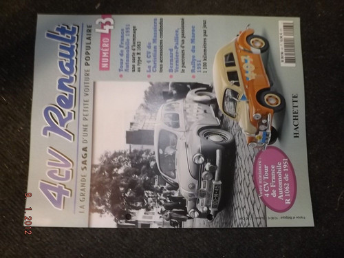Fascicule seul 4cv - 4cv, renault