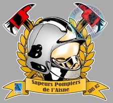 STICKER SAPEURS POMPIERS DE