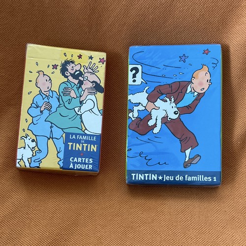 Tintin lot jeux cartes - tintin,