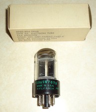 6SN7GTB Sylvania FAA NOS NIB