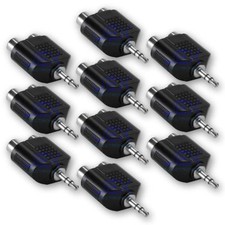 10x male stereo 3 - male, 3.5mm