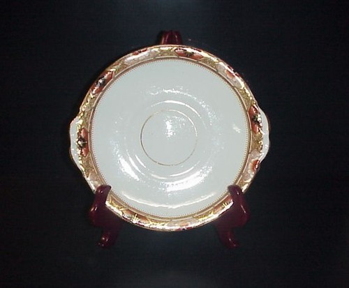 Antique english porcelain cake - english,