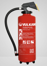 Vulkan 6kg Poudre Recharge Extincteur 43A, 12LE Abc à Incl. Plaque
