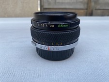 ---OLYMPUS ZUIKO 35MM 2.8 OBJECTIF CAMERA ARGENTIQUE---