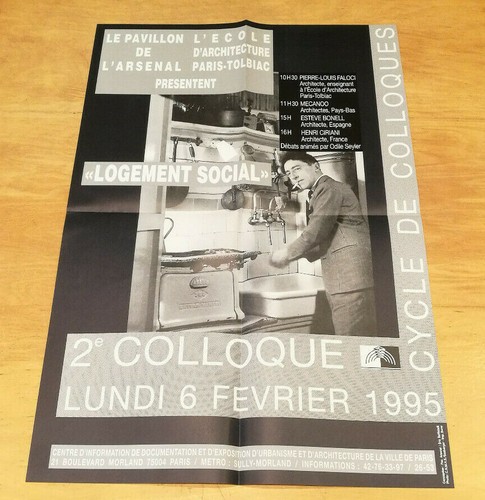 Affiche architecture colloque - architecture,