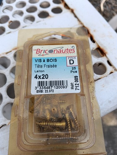 Vis bois tete - 25, fraise