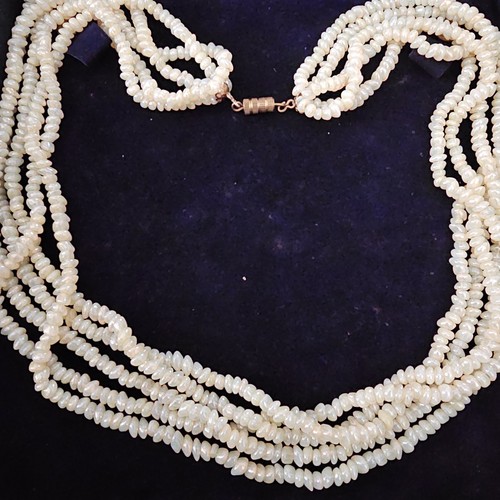Collier vintage multirangs - collier,