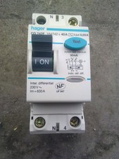 interrupteur différentiel 30ma 40 amp type AC 230v HAGER CD742F