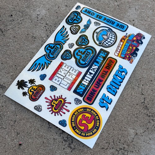 Racing sticker decal bmx - racing,