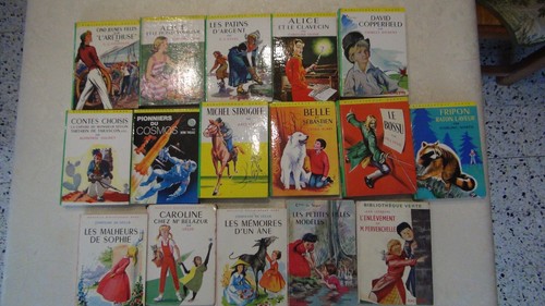 Bibliothèque verte rose 16 - bibliothèque, et