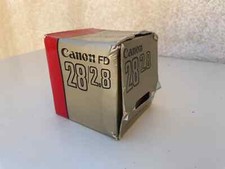 ---CANON FD  28MM  2.8  OBJECTIF CAMERA ARGENTIQUE---