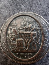 MONNERON DE  5 SOLS 1790 1792 vivre libres ou mourir