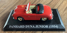 Voiture  Miniature  1/43eme   PANHARD  DYNA  JUNIOR   ( 1954 )  en  boîte  plexi