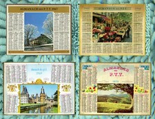 4 Calendriers Almanachs des